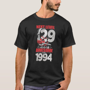 T-shirt Niveau suivant Déverrouillé Garçon de 29 ans 1994 