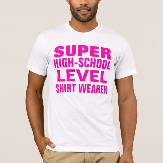 T-shirt niveau superbe de lycée (Devant)