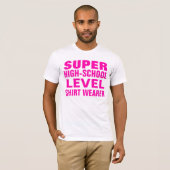 T-shirt niveau superbe de lycée de luxe (Devant entier)