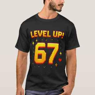 T-shirt Niveau Supérieur 67 Drôle De Jeu 6 7 Mème Générati