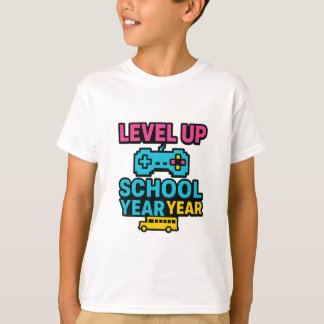 T-shirt Niveau Supérieur Année Scolaire Bus Scolaire de Ga