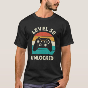 T-shirt Niveau vintage 50 déverrouillé - Anniversaire 1971