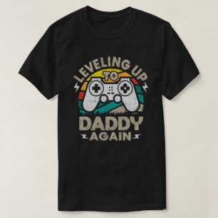 T-shirt Niveau vintage Jusqu'À Papa Une Fois De Plus Promu
