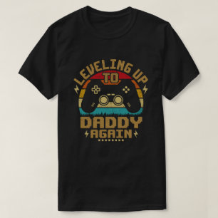 T-shirt Niveau vintage Jusqu'À Papa Une Fois De Plus Promu
