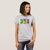 T-shirt Niveaux de batteries sociales (Devant entier)