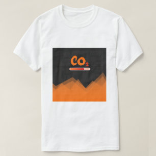 T-shirt Niveaux élevés de pollution par le dioxyde de carb