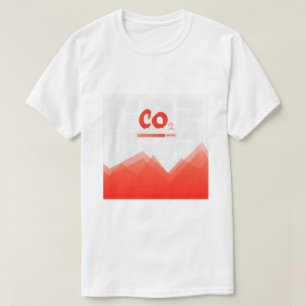 T-shirt Niveaux élevés de pollution par le dioxyde de carb