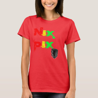 T-shirt NIX PIX avec caméra vintage