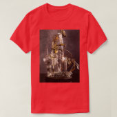 T-shirt Nixie valve année civile 2022 avec ampou lumineux (Design devant)