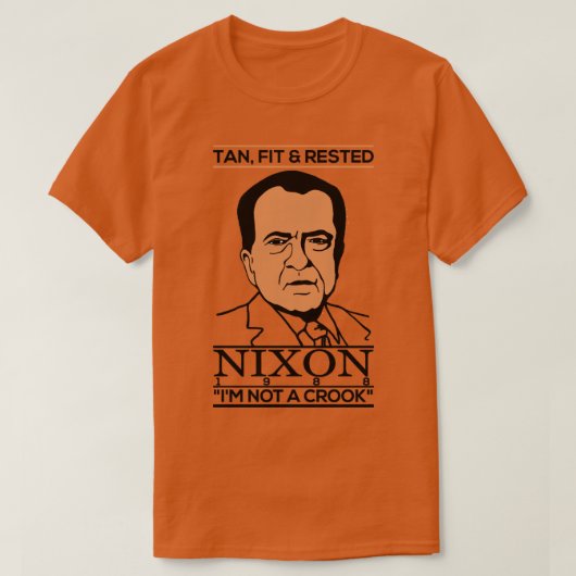 T-shirt Nixon Im Not a Crook 1988 (Design devant)