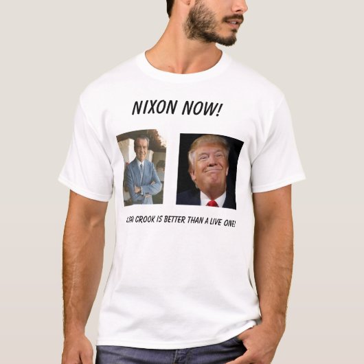 T-shirt Nixon maintenant ! … - Customisé (Devant)