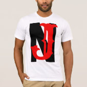 T-shirt NJ (New Jersey) (Devant)