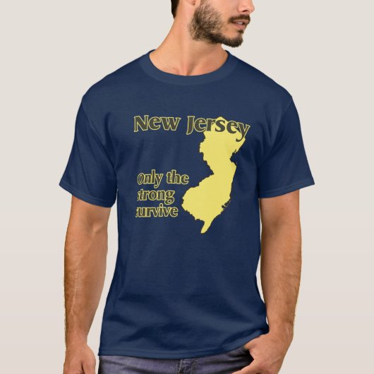 T-shirt NJ seulement que les forts survivent (Devant)