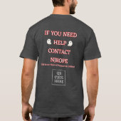 T-shirt NJROPE...I Support (red) (Dos)