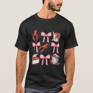 T-shirt Nk Bow Mignonne Coquette Ébullition Écrevisse Fill