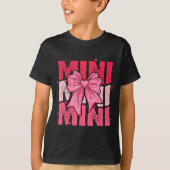 T-shirt Nk Mini Coquette Bow Happy Valentine Day Mom Mot  (Devant)