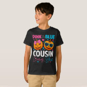 T-shirt Nk Or Blue Cousin Loves You Pumpkin Halloween Gend (Devant entier)