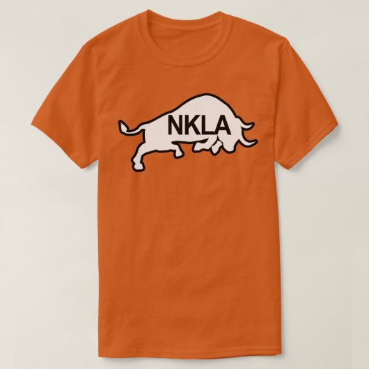 T-shirt NKLA Bull noir amamp blanc (Design devant)