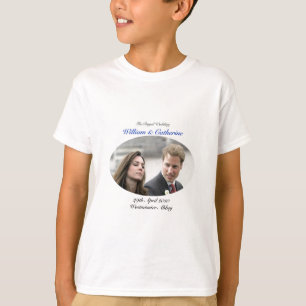T-shirt No.1 Le Mariage royal William & Catherine