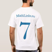 T-shirt No. 7 de MathLinks (Dos)