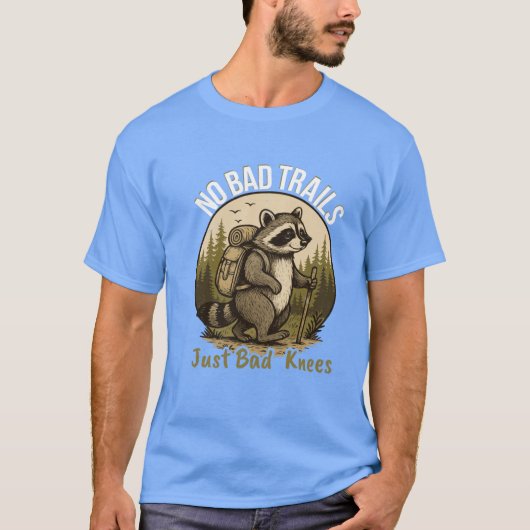 T-shirt No Badrails Just Bad Knees Funny Hikingee for Outr (Devant)