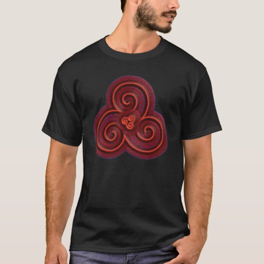 T-shirt NO--broderie Triskel (Devant)