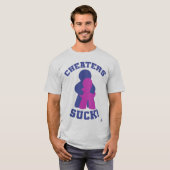 T-shirt No Cheaters Funny Board Gamer Design (Devant entier)