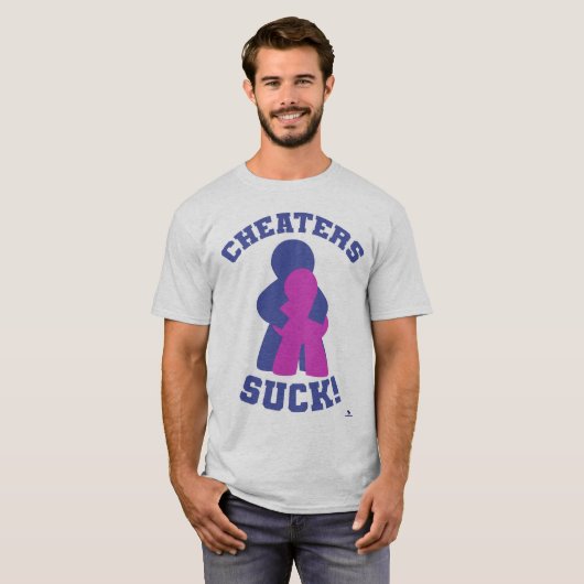 T-shirt No Cheaters Funny Board Gamer Design (Devant entier)