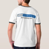 T-shirt NO--COM bleue T de logo (Dos entier)
