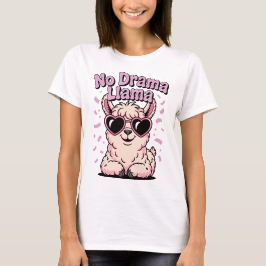 T-shirt No Drama Lama (Devant)