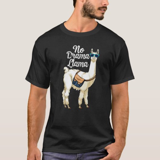 T-shirt No Drama Llama Femmes Llama Animal Love 10 (Devant)