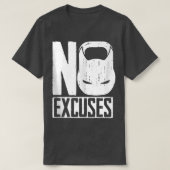 T-shirt No Ecuses Kettlebell (Design devant)