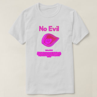 T-shirt No Evil - Logo coucher de soleil tahitien - T-Shir