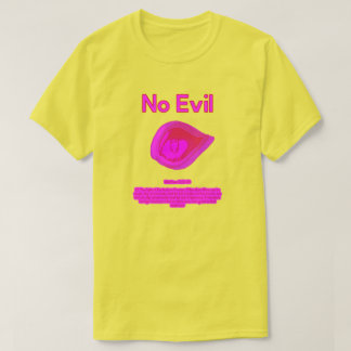 T-shirt No Evil - Logo coucher de soleil tahitien - T-Shir