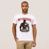 T-shirt No excuses (Devant entier)
