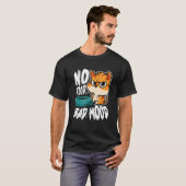 T-shirt No Food Bad Mood   Hungry Cat (Devant entier)