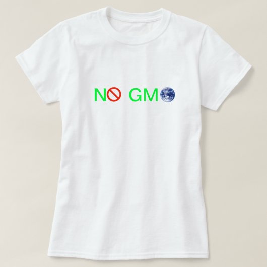 T-SHIRT NO GMO (Design devant)