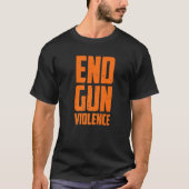 T-shirt No Gun Awareness Day Orange Assez End Gun Violenc (Devant)