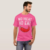 T-shirt No Heat No Eat Sharp Peperoni Red Chili Pepper (Devant entier)