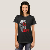 T-shirt No Ice No Glory Funny Ice Hockey (Devant entier)