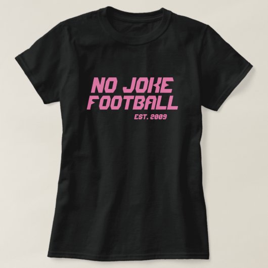 T-shirt No Joke Football Throwback (Design devant)