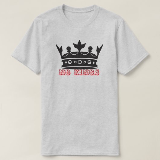 T-shirt No Kings (Design devant)