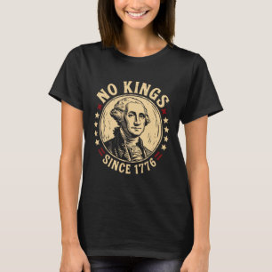 T-shirt No Kings In America 1776 Save Democracy United Sta