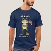 T-shirt No Kings in America Anti-Trump Protest (Devant)
