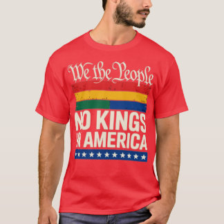 T-shirt No Kings In America We The People Political