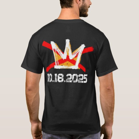 T-shirt No Kings Protest-2025 (Dos)