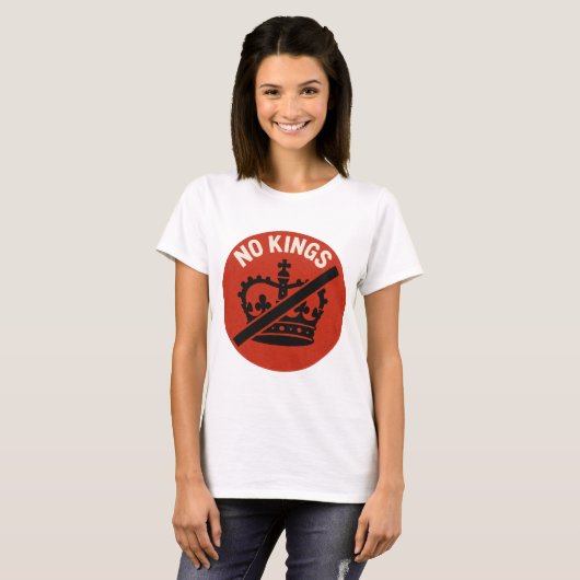 T-shirt No Kings Protest Symbol (Devant entier)