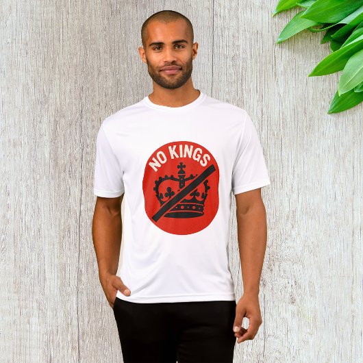 T-shirt No Kings Protest Symbol