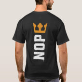 T-shirt No Kings Two Sided Front Back NOPE (Dos)