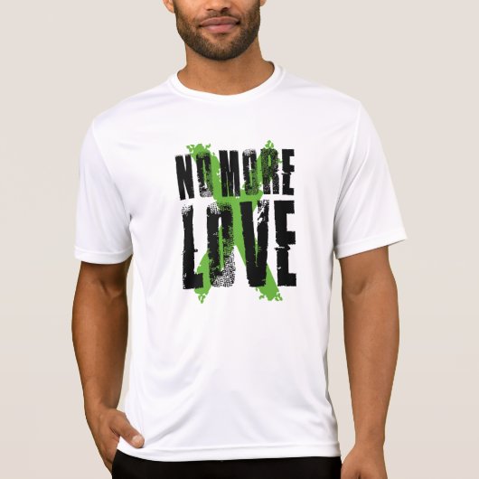 T-shirt No More Love – white Anti-Romance Aesthetic (Devant)